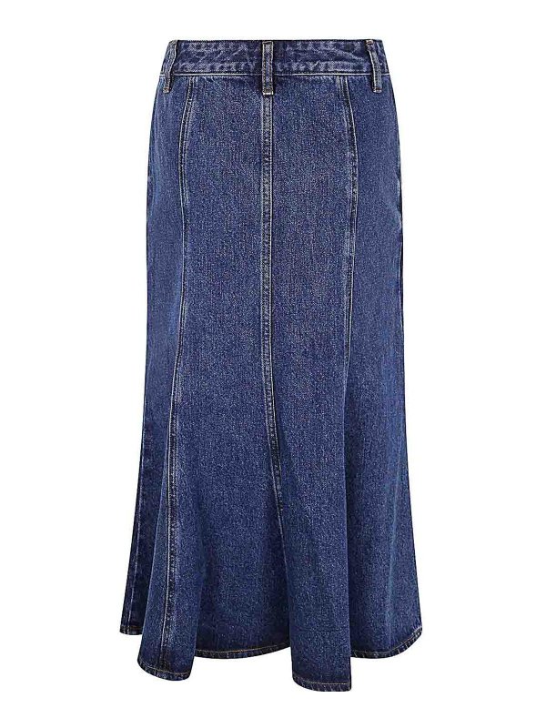 Self Portrait: ニーレングススカート＆ミディ丈 online - 膝丈/ミディスカート - ブルー