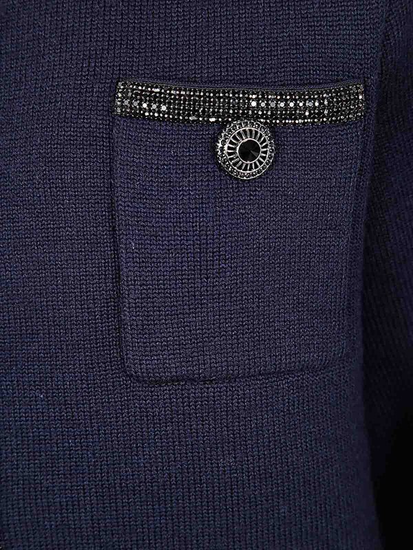 The Best Shops Self Portrait: Cárdigans - Cárdigan - Azul