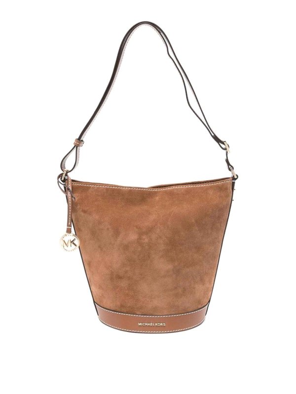 MICHAEL KORS: バケットバッグ - バケットバッグ - ブラウン