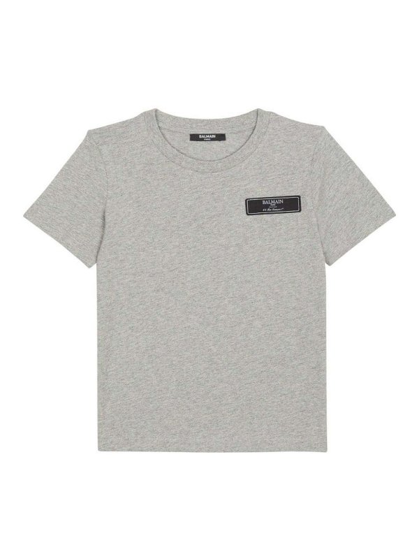 Balmain: Tシャツ - Tシャツ - グレー