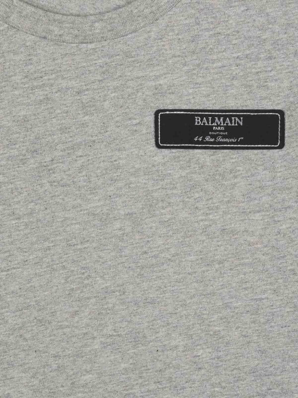 The Best Shops Balmain: Tシャツ - Tシャツ - グレー
