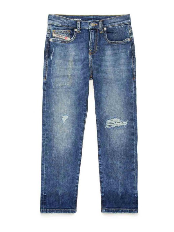 DIESEL: jeans dritti, a sigaretta - Jeans