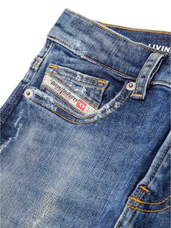 DIESEL: jeans dritti, a sigaretta online - Jeans