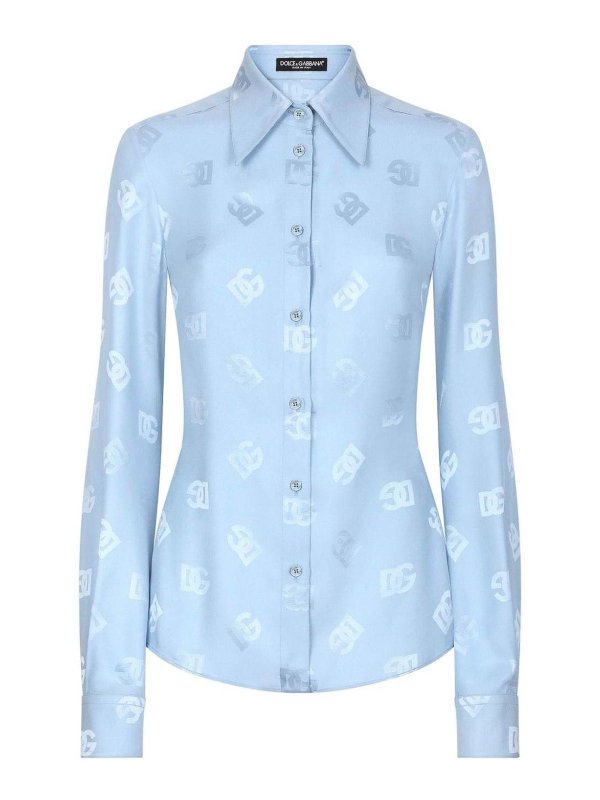DOLCE & GABBANA: shirts - Jacquard silk shirt