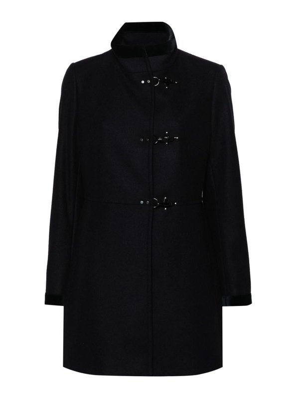 FAY: short coats - Virgin wool coat