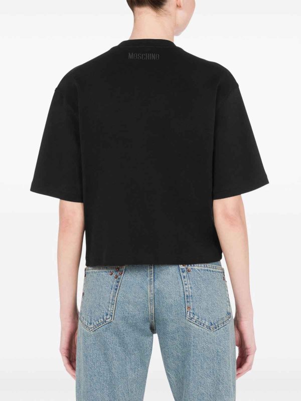 MOSCHINO: Suéteres con cuello pico online - Suéter Cuello Redondo - Negro