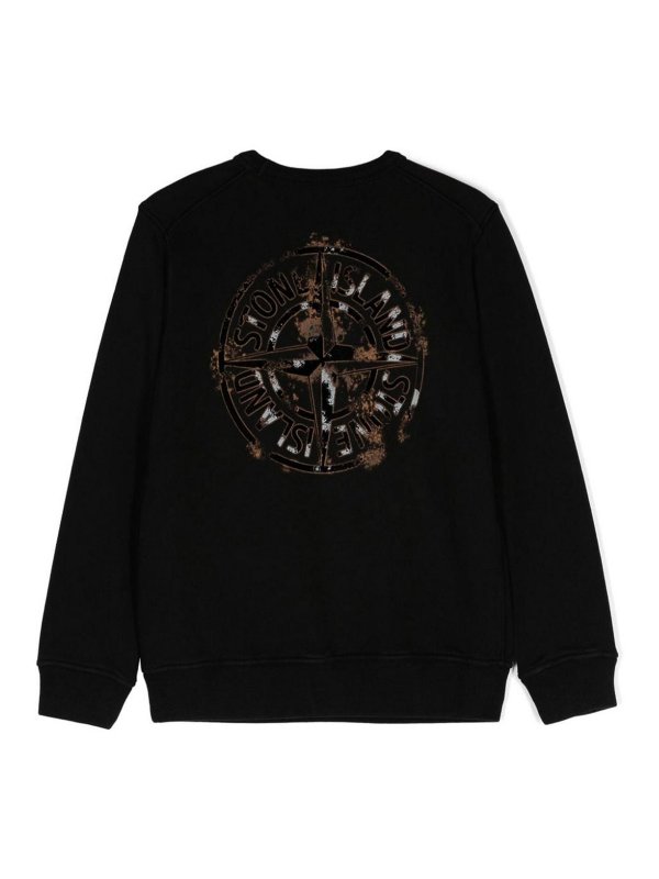 STONE ISLAND: クルーネック online - クルーネック - 黒