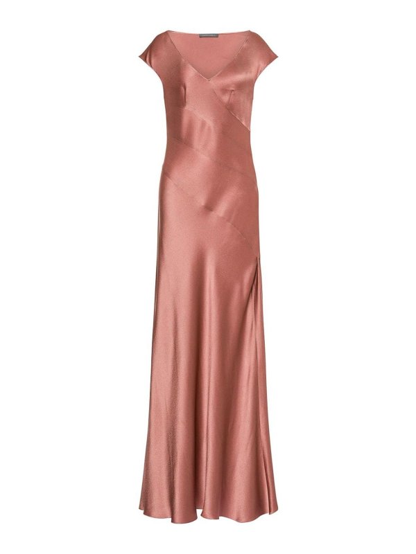 ALBERTA FERRETTI: Maxikleider - Maxikleid - Nude