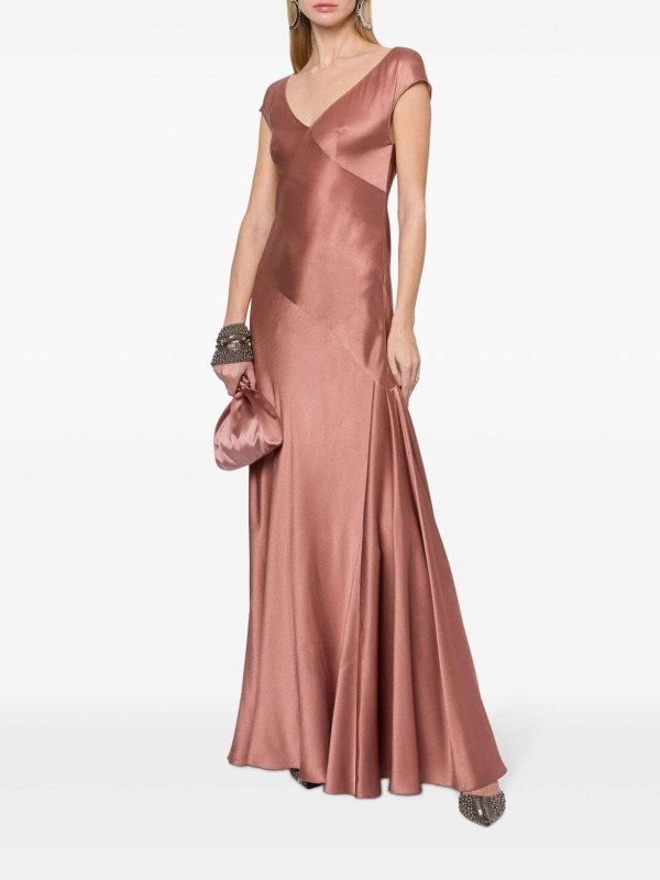 The Best Shops ALBERTA FERRETTI: Maxikleider - Maxikleid - Nude