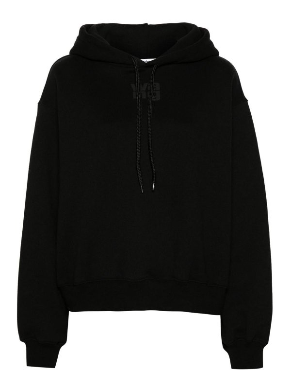 ALEXANDER WANG: Sudaderas y suéteres - Sudadera - Negro