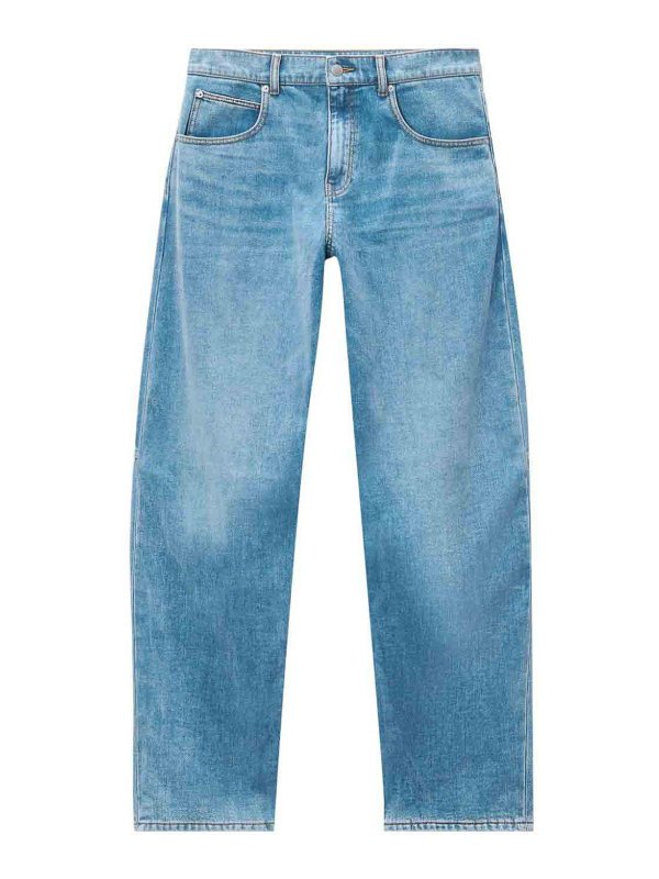 ALEXANDER WANG: Jeans à jambe droite - Jean Droit - Bleu