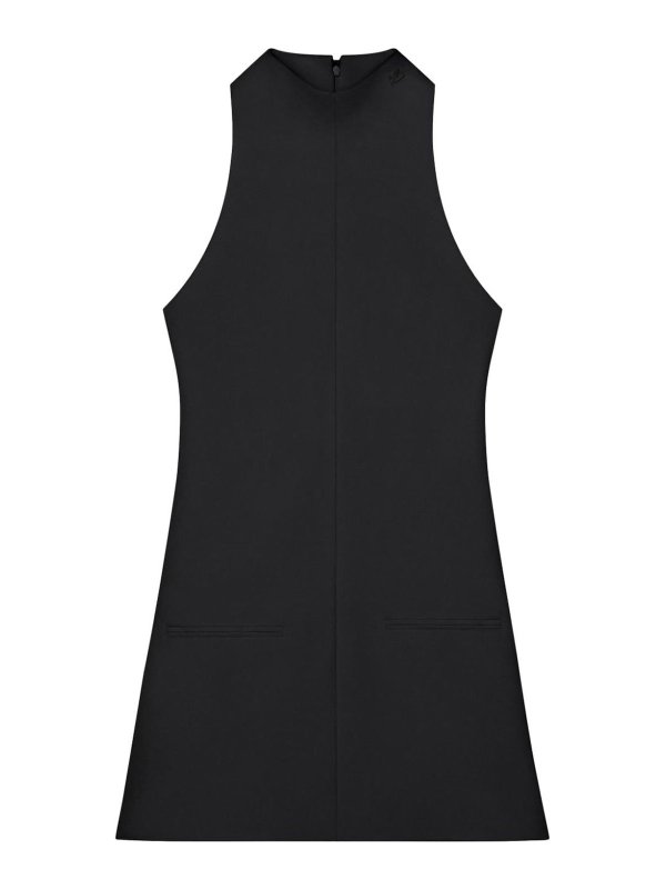 Courreges: ショートドレス - ショートドレス - 黒