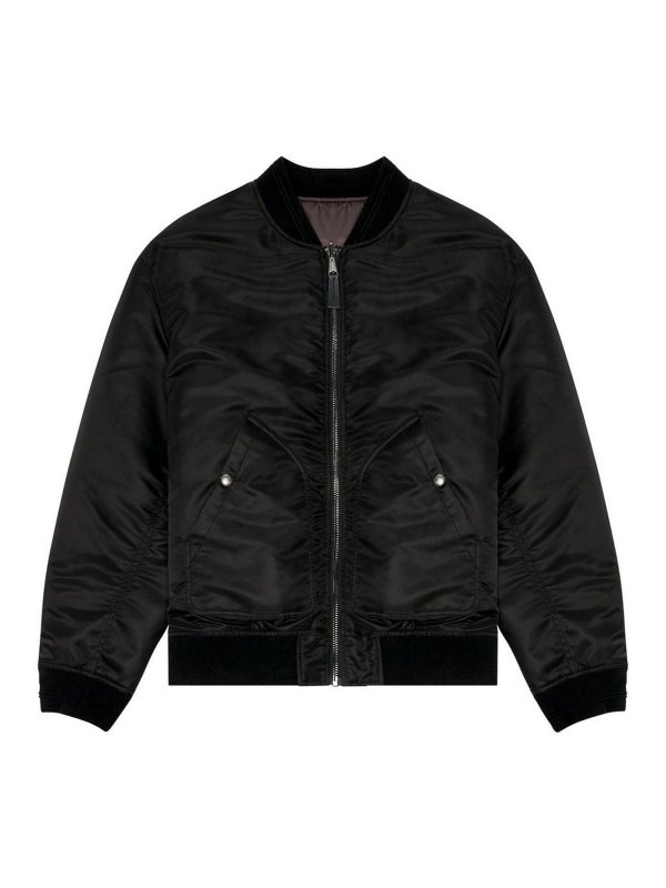 DIESEL: カジュアルジャケット - カジュアルジャケット - 黒