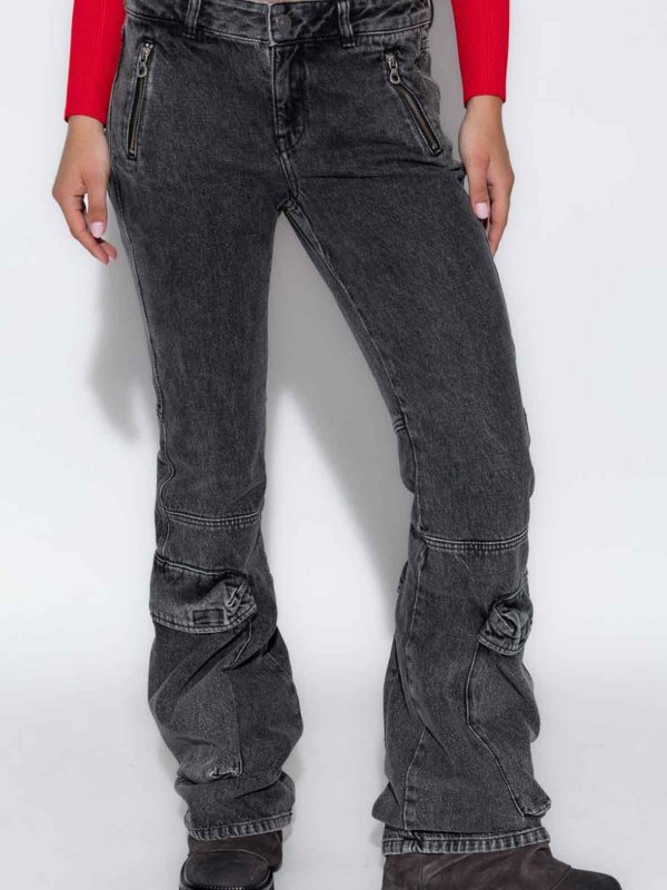 The Best Shops DIESEL: ストレートジーンズ - ストレートジーンズ - 黒