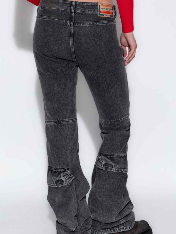 ストレートジーンズ - 黒 shop online: DIESEL