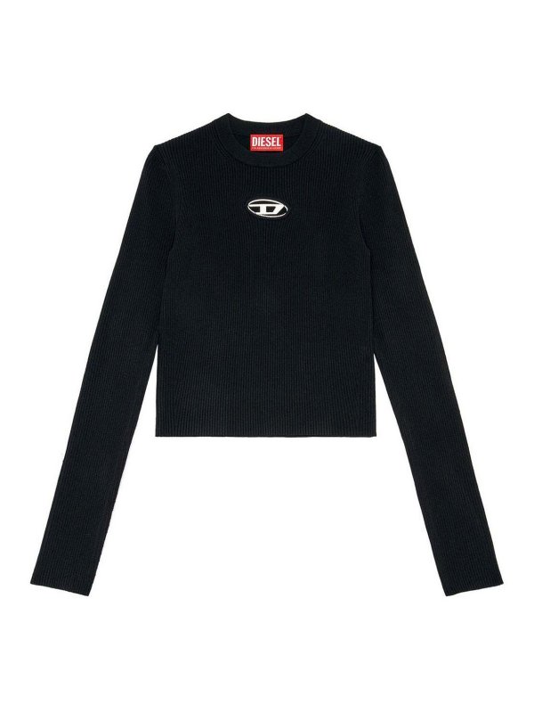 D ブランド 黒 リブ編み タンクトップ 新品タグ付き リブタンクトップ タンクトップ レディース トップス 無地・再