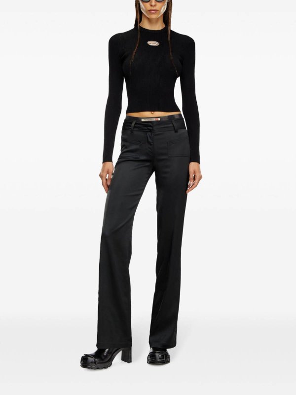 Top A-Valari in misto viscosa a coste shop online: DIESEL