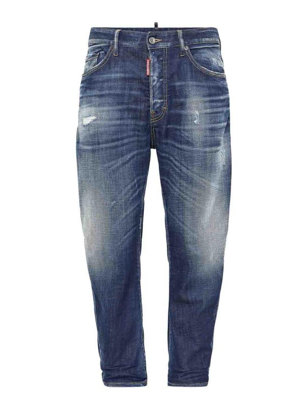DSQUARED2: Jeans Rectos - Vaqueros Rectos - Azul