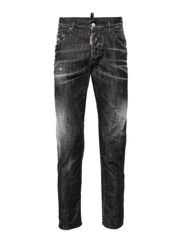 DSQUARED2: straight leg jeans - Jeans