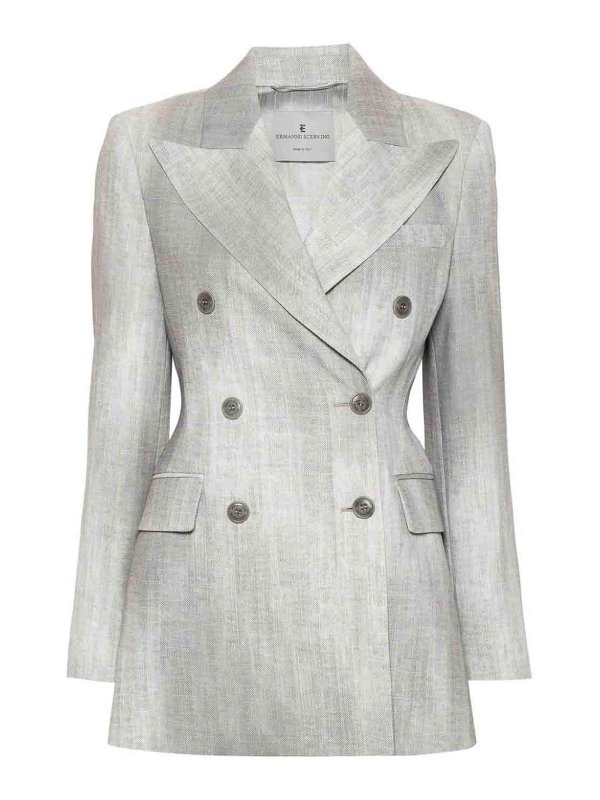 ERMANNO SCERVINO: Vestes de costume - Blazer - Gris