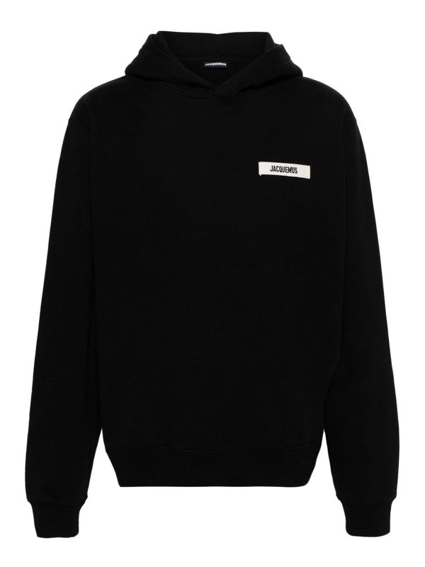 JACQUEMUS: スウェット＆セーター - スウェットシャツ/セーター - 黒