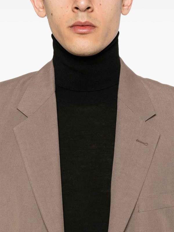 JIL SANDER: Suéteres con cuello pico online - Suéter Cuello Redondo - Negro