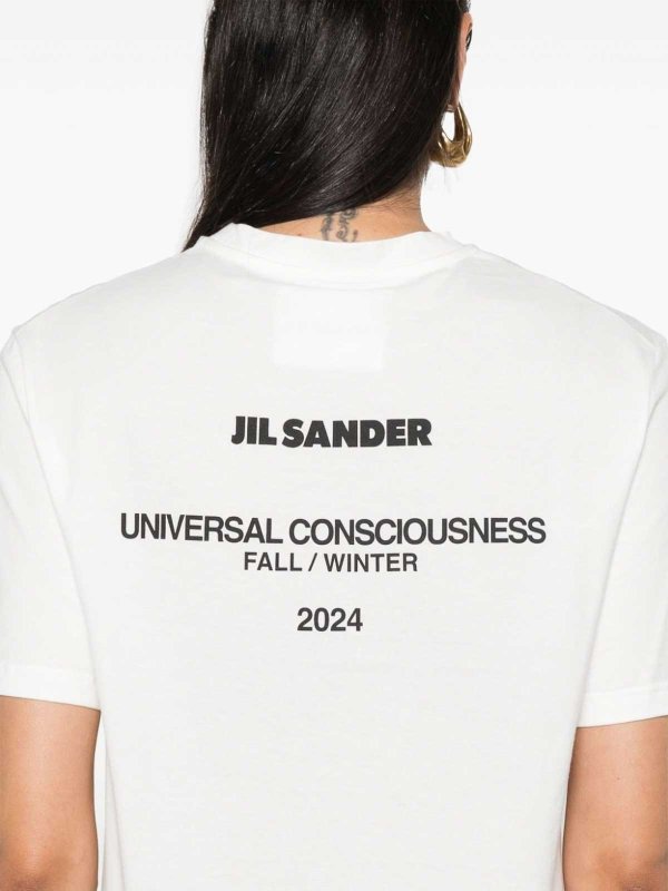 JIL SANDER: Camisetas online - Camiseta - Blanco