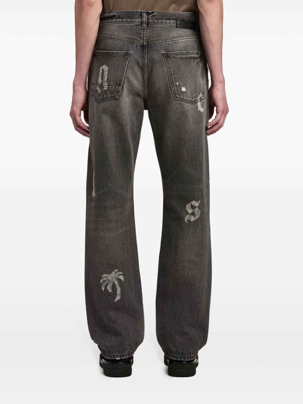The Best Shops Palm Angels: straight leg jeans - Jeans