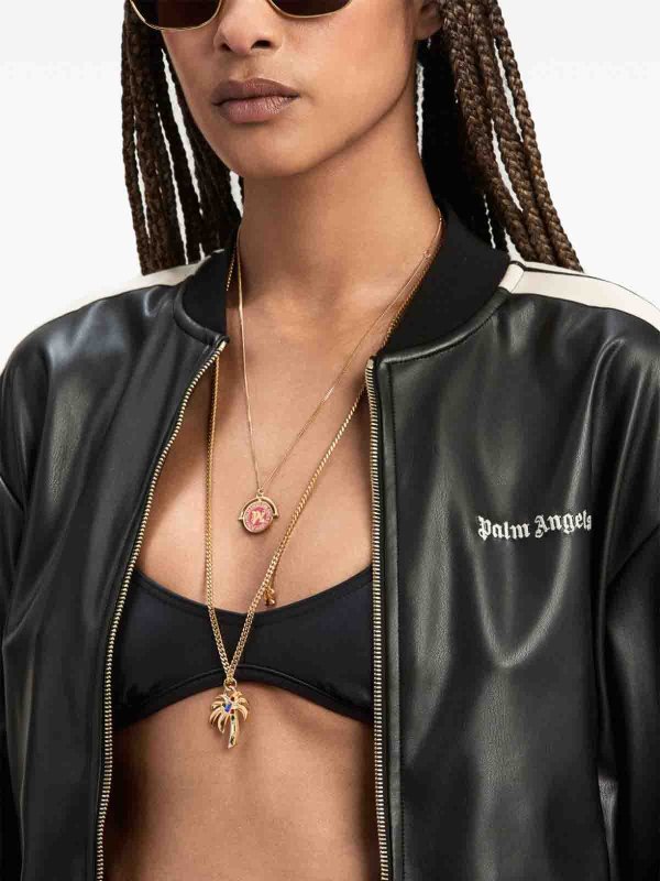 The Best Shops Palm Angels: Leather jacket