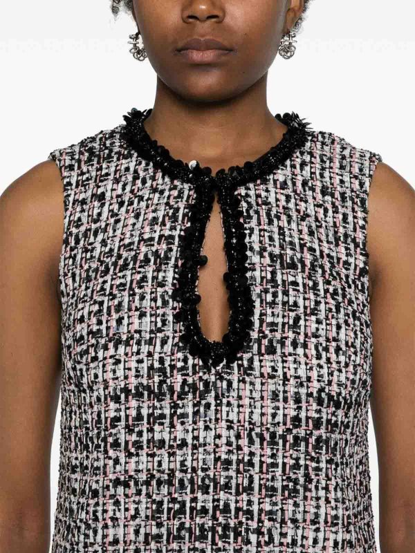 Knielanges Kleid - Weiß shop online: Self Portrait