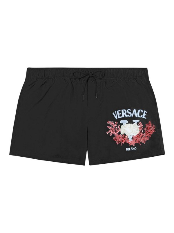 VERSACE: Badeanzüge und Badehosen - Badehose - Schwarz