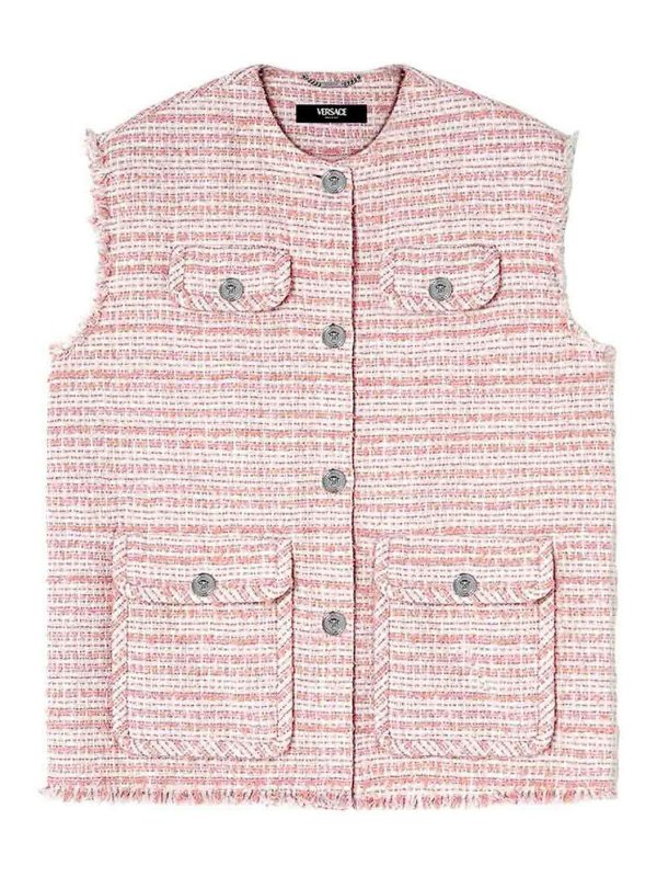 VERSACE: Westen - Weste - Weiß