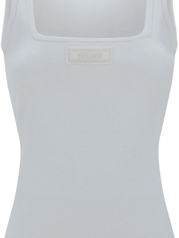VERSACE: Tops & Débardeurs online - Top - Blanc