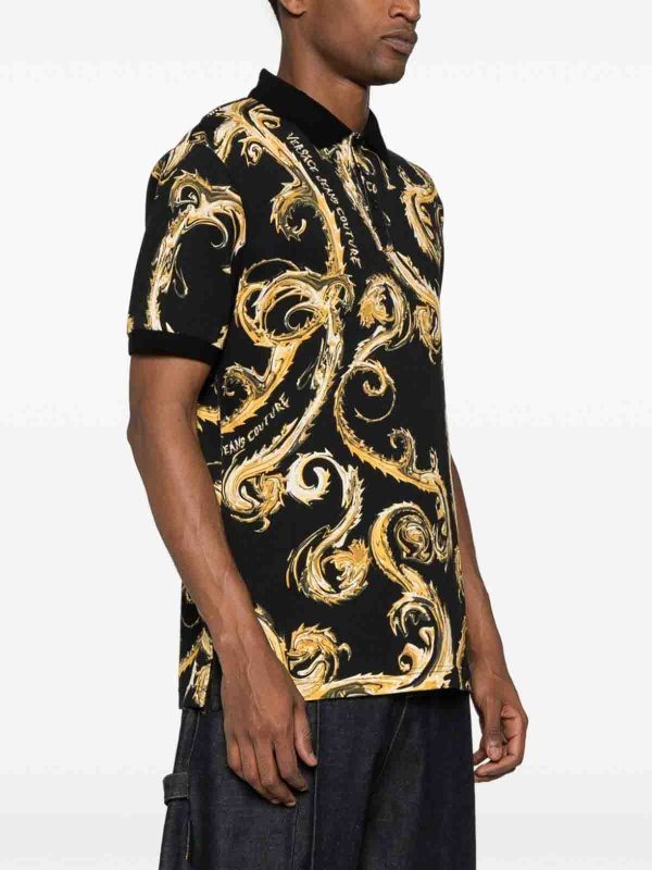 Versace Jeans Couture: ポロシャツ online - ポロシャツ - 黒