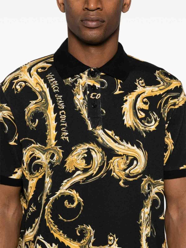 The Best Shops Versace Jeans Couture: ポロシャツ - ポロシャツ - 黒