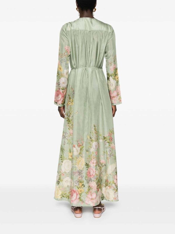 The Best Shops ZIMMERMANN: Maxi robe - Maxi Robe - Vert