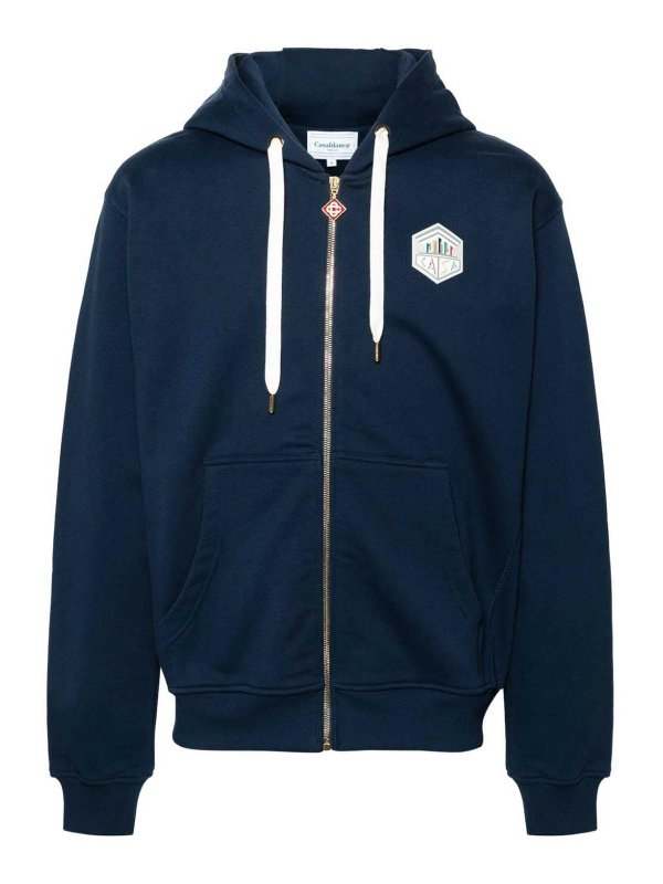 CASABLANCA: Sweatshirts & Pulls - Sweat-Shirts - Bleu