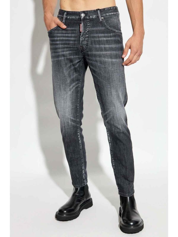 DSQUARED2: straight leg jeans online - Casual trousers