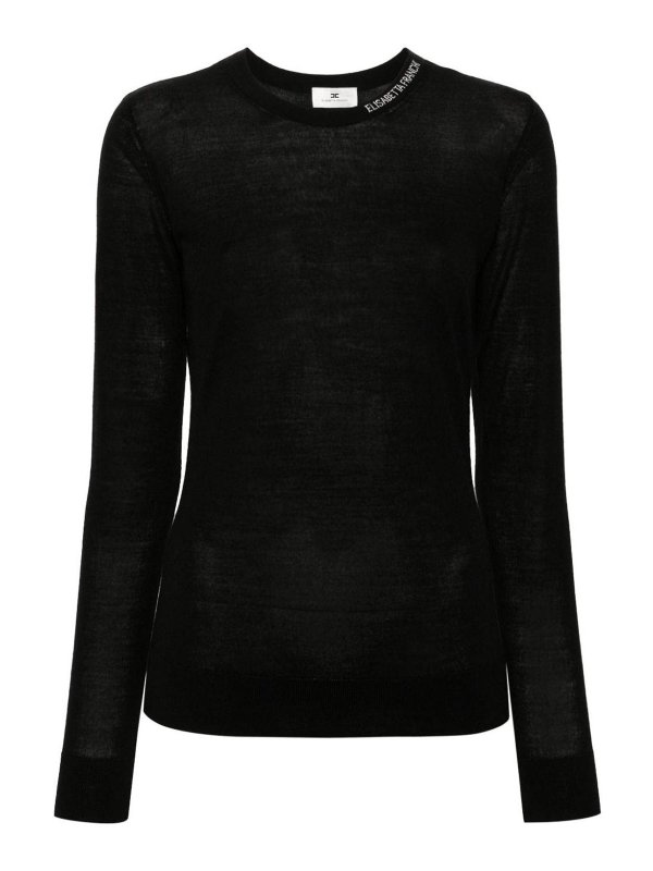 ELISABETTA FRANCHI: クルーネック - クルーネック - 黒