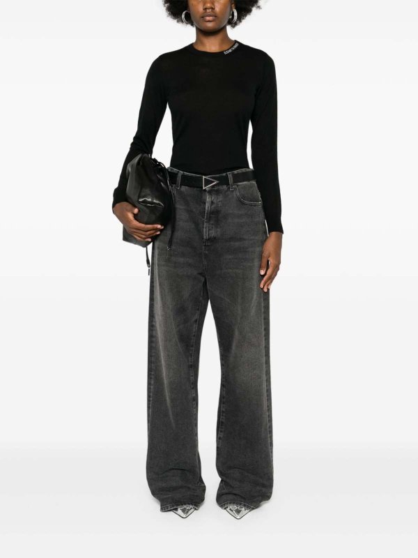 The Best Shops ELISABETTA FRANCHI: クルーネック - クルーネック - 黒