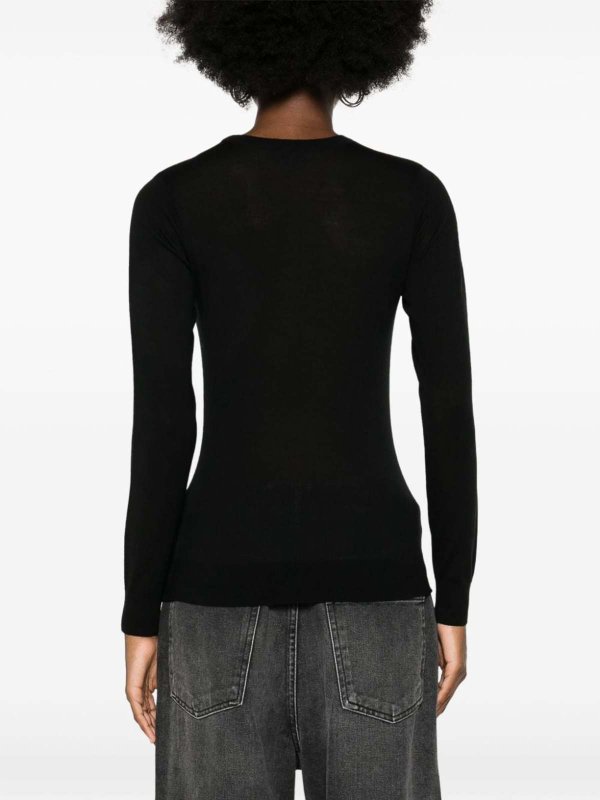 ELISABETTA FRANCHI buy online クルーネック - 黒