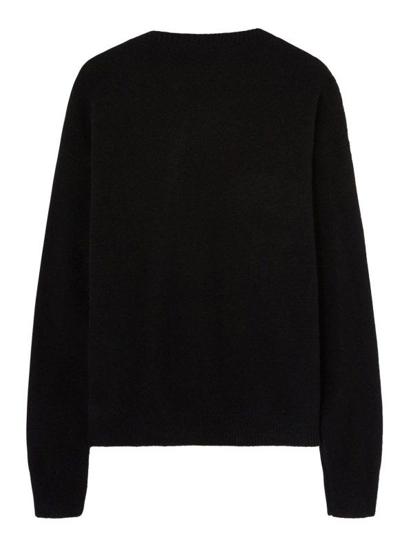 Palm Angels: Sweatshirts und Pullover online - Rundhalspullover - Weiß