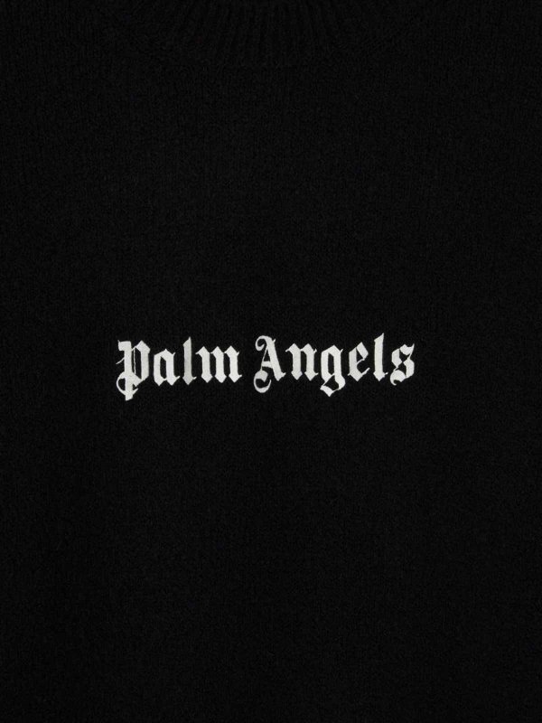 The Best Shops Palm Angels: Sweatshirts und Pullover - Rundhalspullover - Weiß