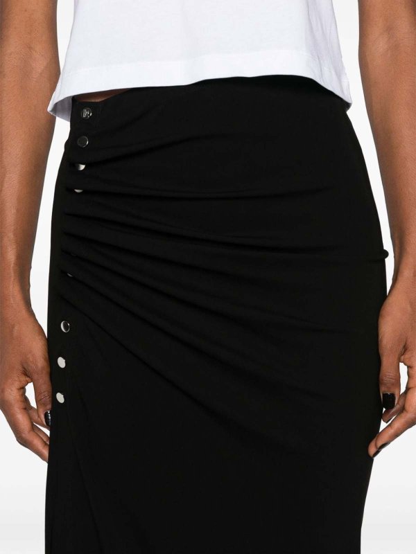 PACO RABANNE: Knee length skirts & Midi online - Elastic Skirt With Side Slit