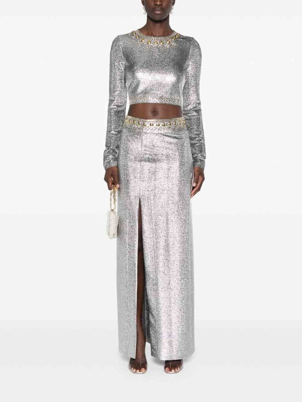 PACO RABANNE: Tops und Tank Tops online - Top - Silber