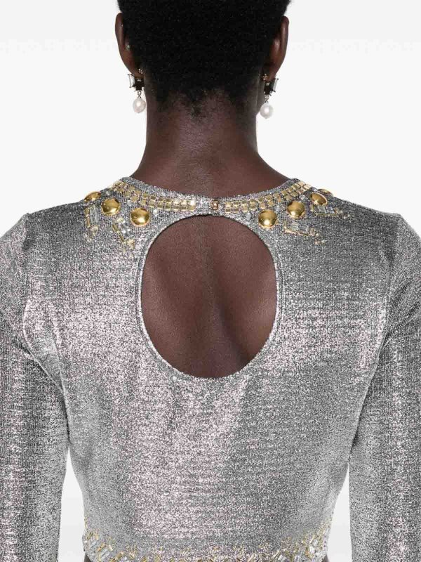 The Best Shops PACO RABANNE: Tops und Tank Tops - Top - Silber