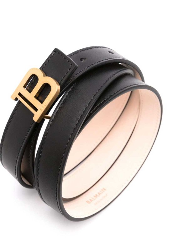 Balmain: Cinturones online - Cinturón - Negro