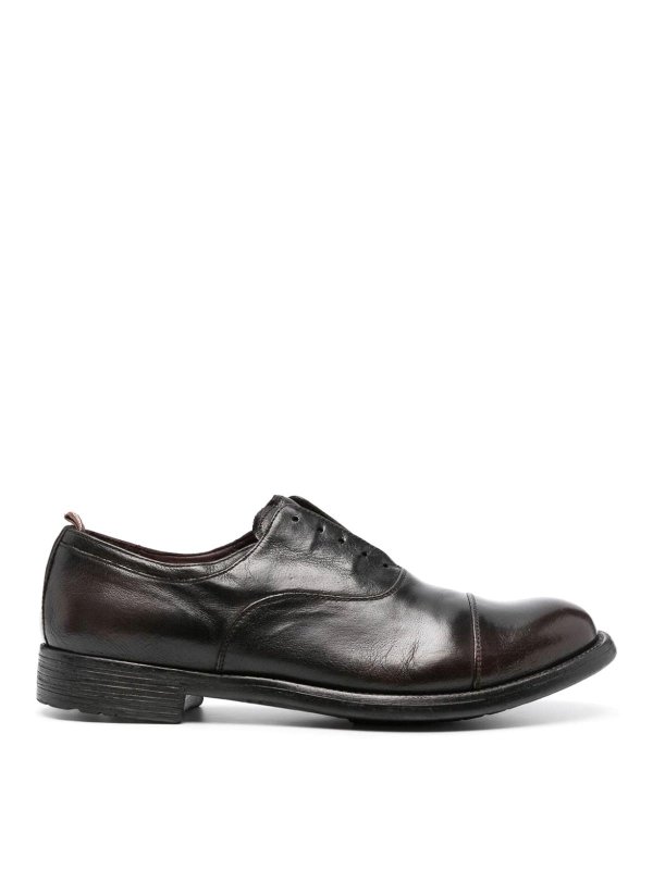 OFFICINE CREATIVE: レースアップシューズ - 編み上げ靴 - ブラウン