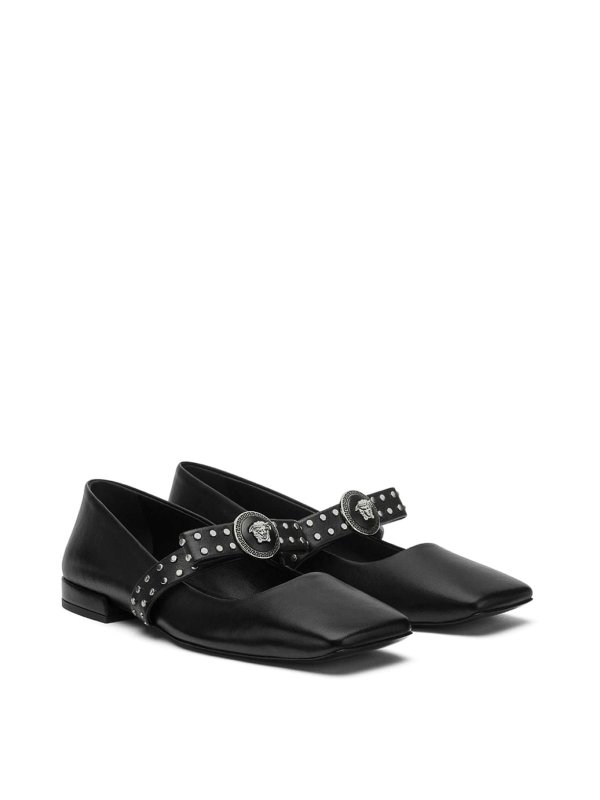 VERSACE: flat shoes - Flat shoes