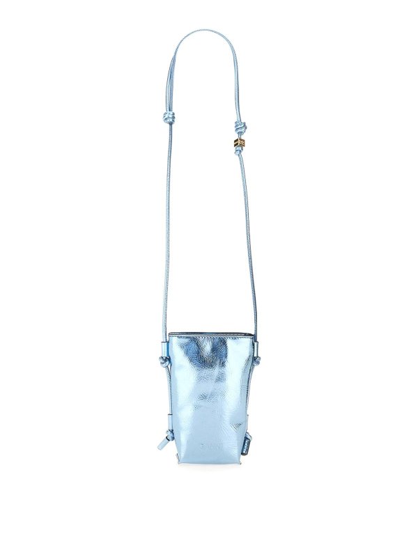 GANNI: Schultertaschen online - Schultertasche - Blau